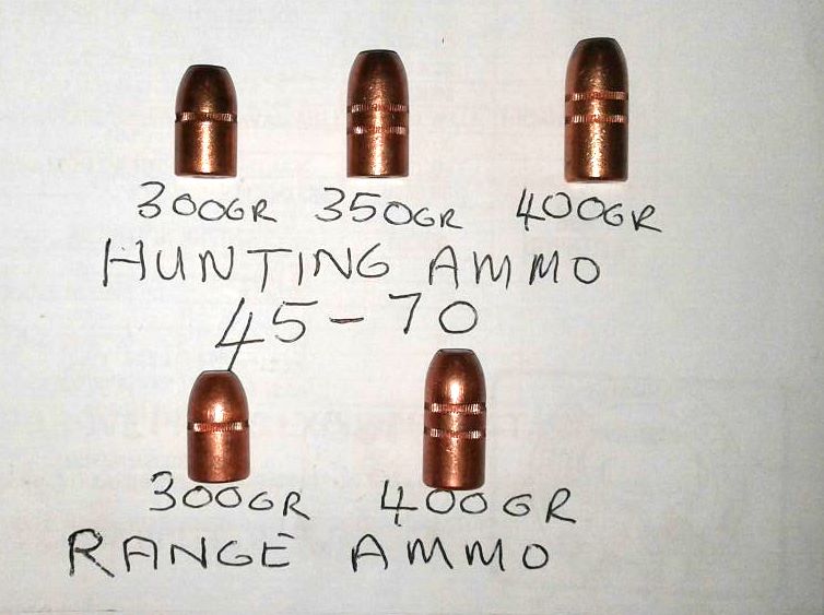 claw range & hunting bullets